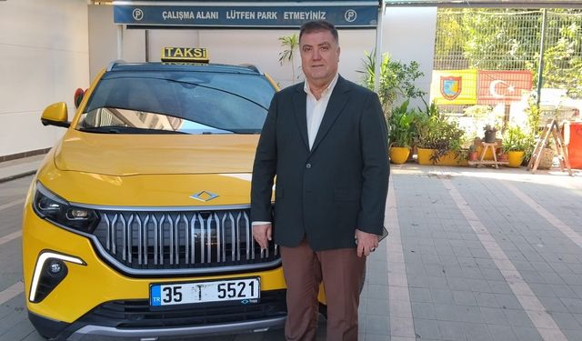 İzmir’in ilk TOGG taksisi hizmete başladı