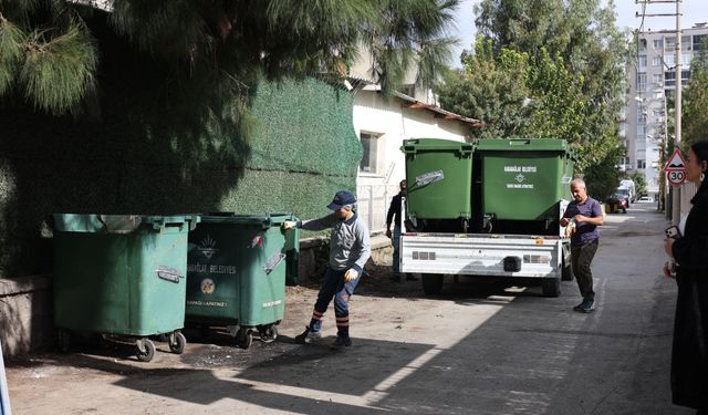 Karabağlar’da temizlik seferberliği: 891 yeni konteyner