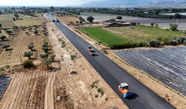 Köşk-Dalama yolunda çalışmalar devam ediyor