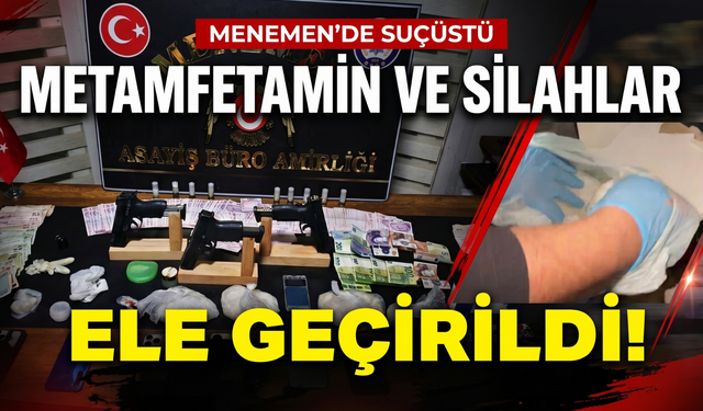Menemen’de narkotik operasyonu: 5 şüpheli gözaltında!