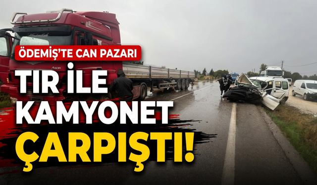 İzmir’de hatalı sollama ölümle bitti!