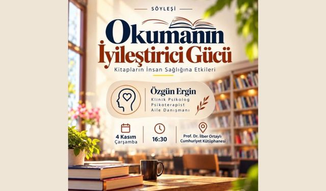 Buca’da kitapların iyileştirici gücü konuşulacak