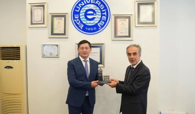 Ege Üniversitesi ile Kazakistan arasında akademik iş birliği