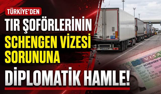 TIR şoförlerinin Schengen vizesi sorunu için diplomatik hamle!