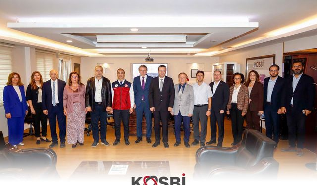 İzmir’deki OSB müdürleri KOSBİ’de buluştu