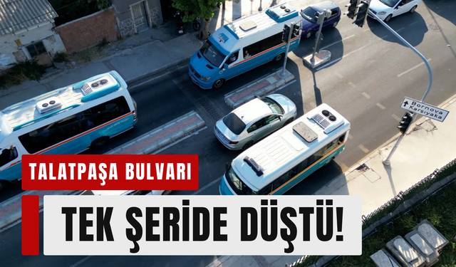 İzmir’de sürücülere tek şerit uyarısı!