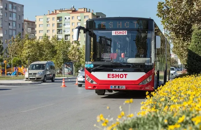 İzmir’de iki otobüs hattında geçici güzergah değişikliği