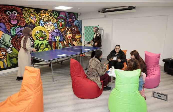 Gençliğin kalbi bu merkezde atıyor