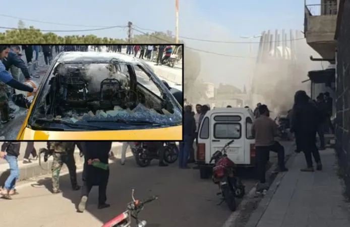 Suriye'de patlama! Çok sayıda yaralı var