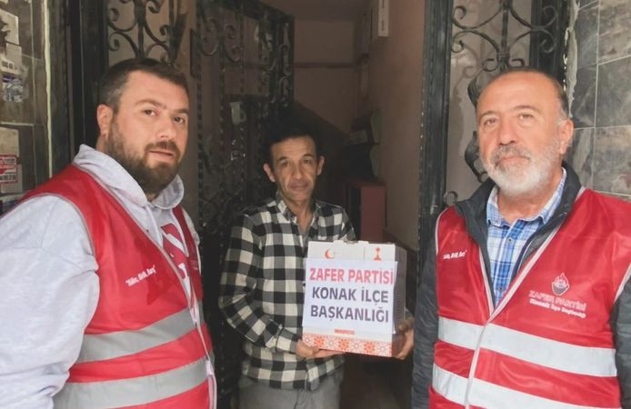 Zafer Partisi Konak’tan dayanışma örneği