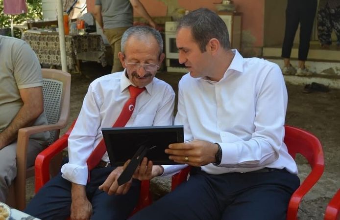 Kaymakam Murat Mete'den Kıbrıs gazilerine vefa ziyareti