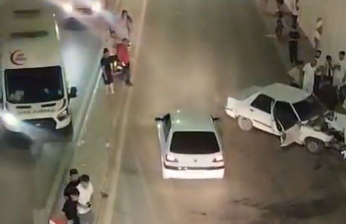 Kahramanmaraş’ta iki otomobil çarpıştı: 4 yaralı