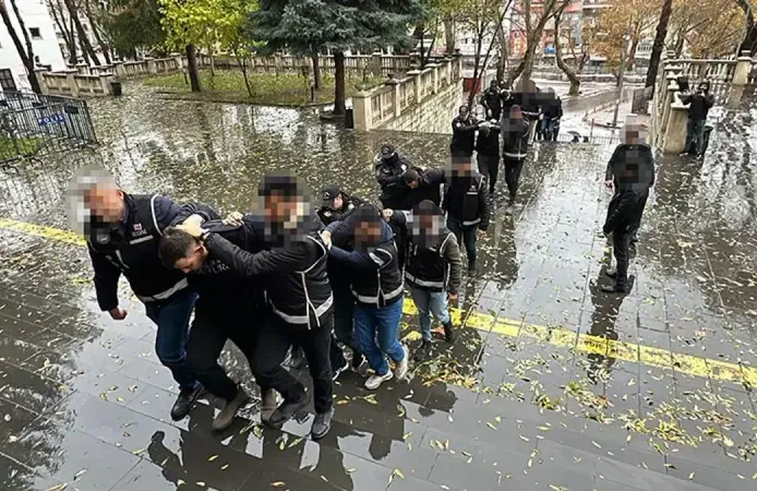 Mersin’de Daltonlar operasyonu: 6 şüpheli tutuklandı