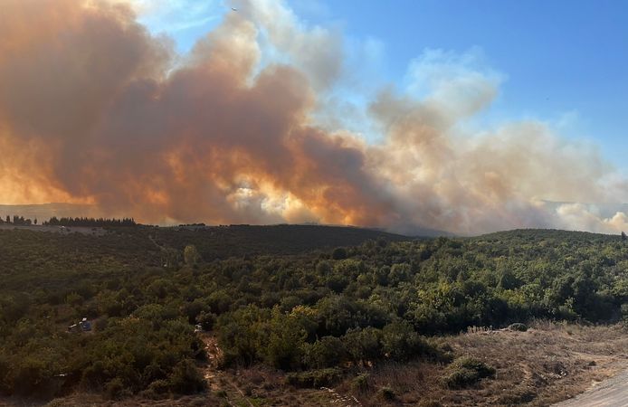 Gebze’de ormana sıçrayan yangın kontrol altına alındı