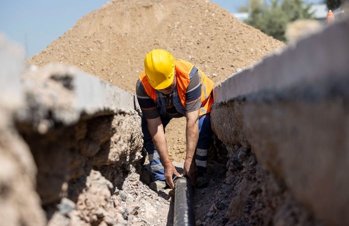 Sarnıç’ın 75 kilometrelik su şebekesi bir yılda yenilendi!