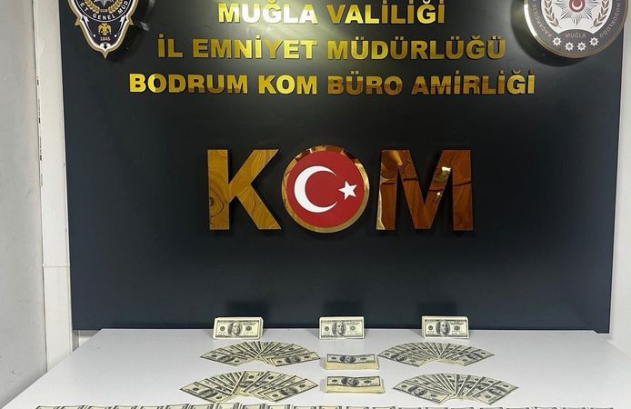 Bodrum’da 46 bin 200 dolarlık sahte para ele geçirildi