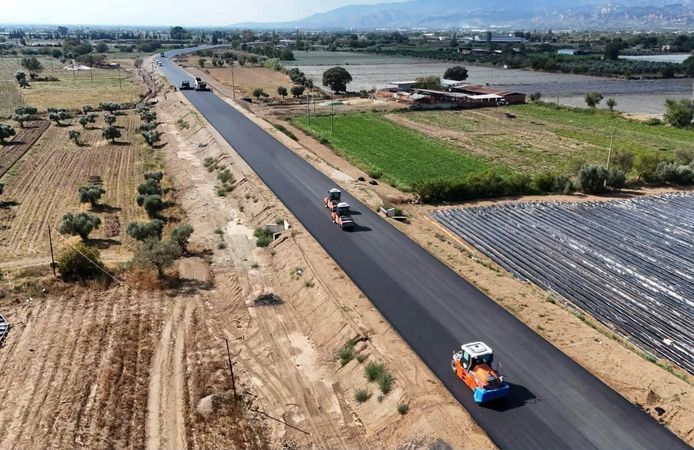 Köşk-Dalama yolunda çalışmalar devam ediyor