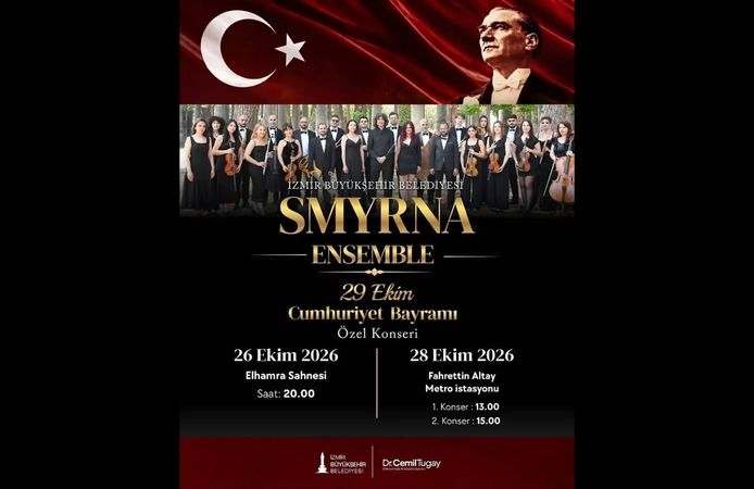 İzmir’de Smyrna Ensemble’dan 29 Ekim’e özel konser