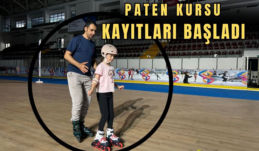 Büyükşehir’in tekerlekli paten kursu kayıtları başladı