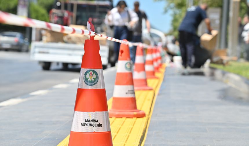 Manisa sokakları artık görme engelliler için daha güvenli!