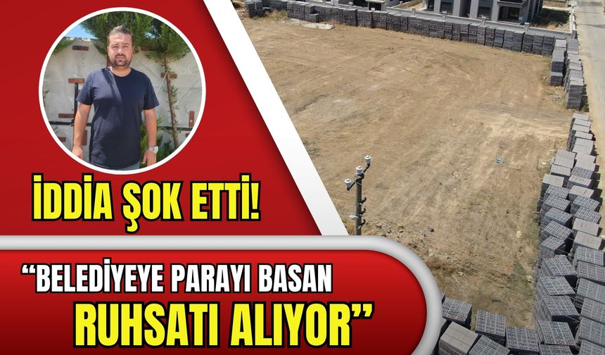 Menderes Belediyesi’nde rüşvet iddiası: “Yolunacak kazız”