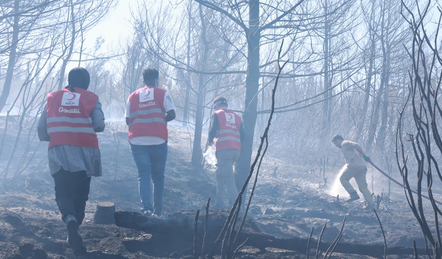 Yangın bölgelerinde 2.6 milyon kişiye destek!
