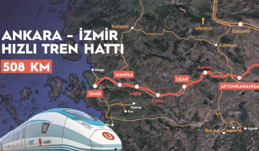 Ankara-İzmir arası 3,5 saate iniyor! Hızlı tren hattı ne zaman açılacak?