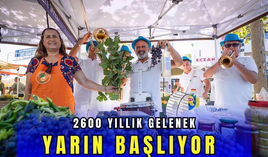 Urla sokakları coşkuya hazır! 2600 yıllık gelenek yarın başlıyor