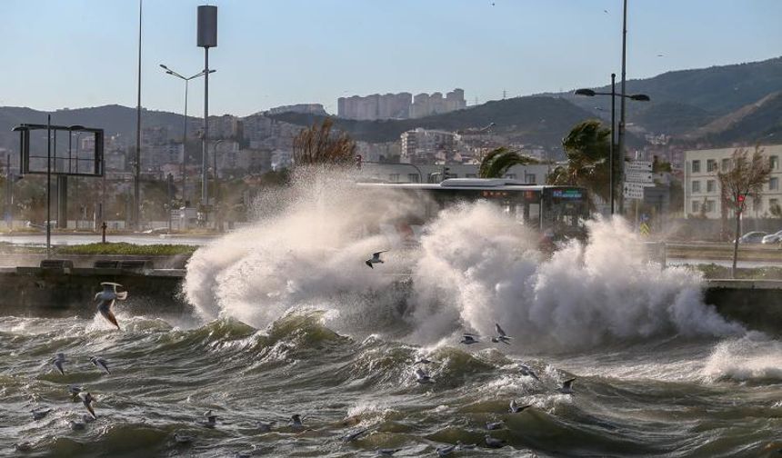 Meteoroloji’den İzmir’e sarı kod! Fırtına kapıda