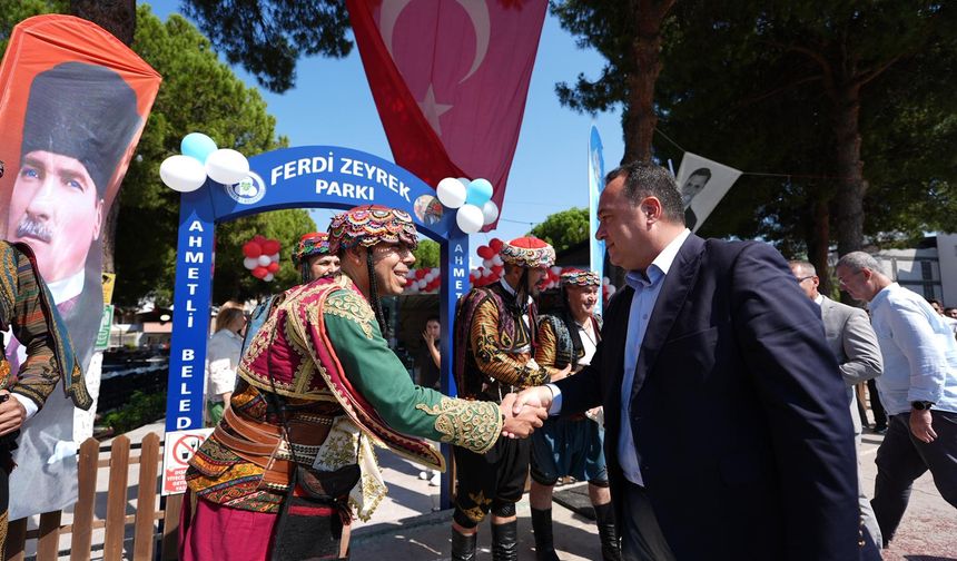 Ferdi Zeyrek Parkı açıldı