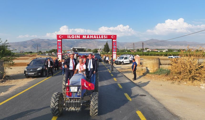 Manisa Alaşehir’de asfalt sevinci: Ilgın Mahallesi yola kavuştu