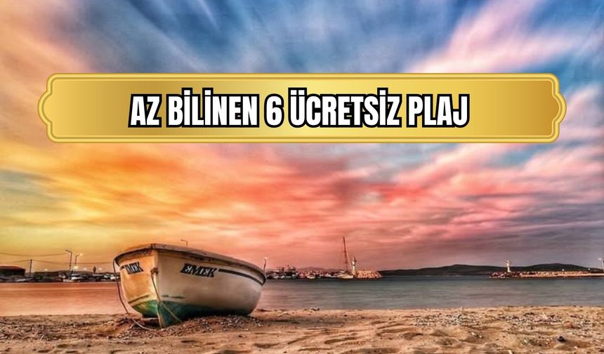 İzmir’de denize girmek için para harcamanıza gerek yok! İşte az bilinen 6 ücretsiz plaj