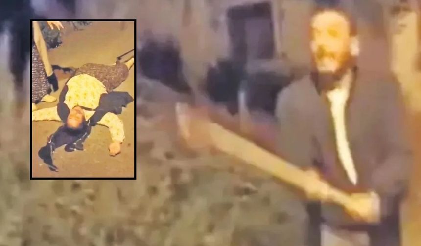 Boşandığı eşi baltayla saldırdı: Kızını korumaya çalışan anne baltayla yaralandı!