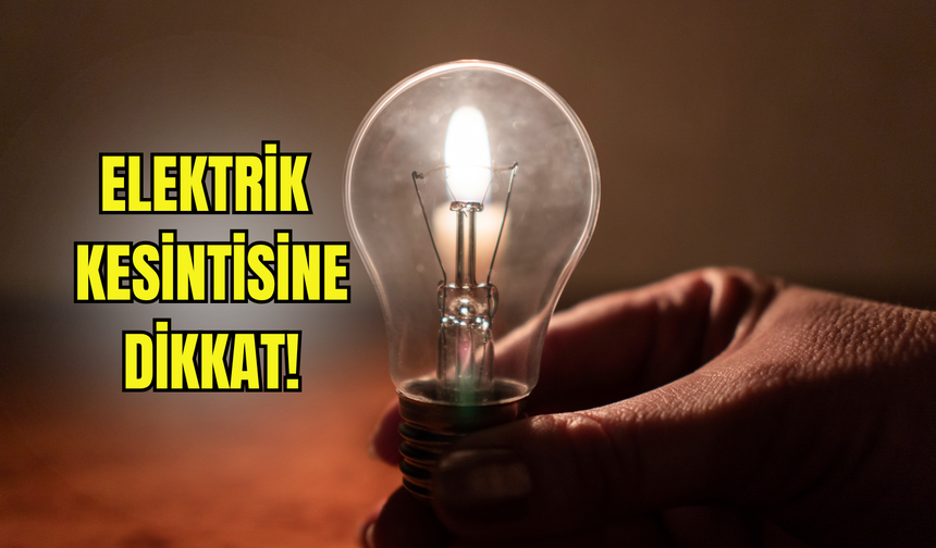 İzmir’de 8 Şubat Pazar günü planlı kesinti! Gediz Elektrik duyurdu