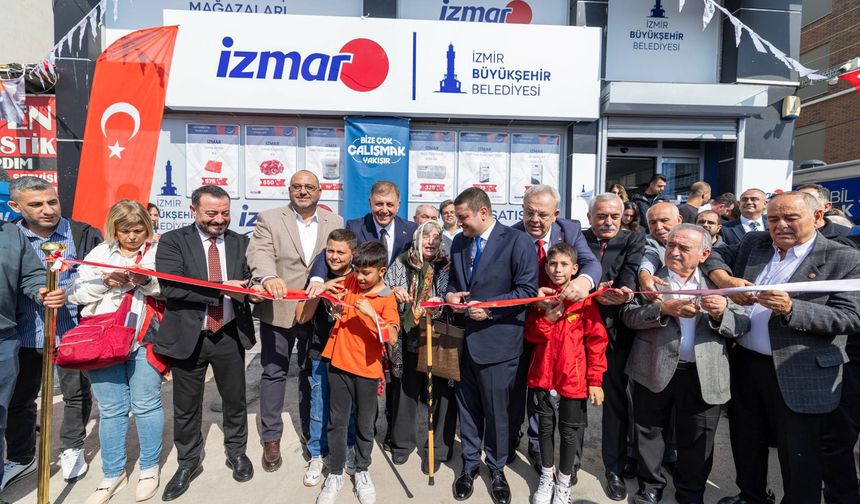 İZMAR büyüyor: İzmir’in 12’nci halk marketi Torbalı’da açıldı