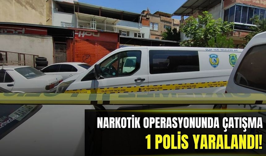 İzmir’de narkotik operasyonunda çatışma: 1 polis yaralandı