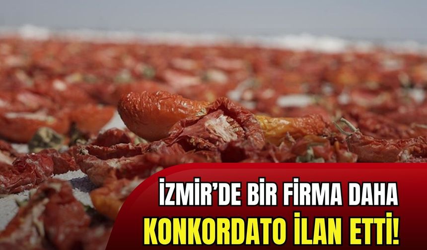 İzmirli üretici dayanamadı: Bergama merkezli şirket için konkordato süreci başladı