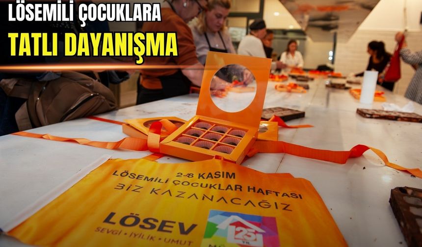 Karşıyaka’dan lösemili çocuklara tatlı dayanışma