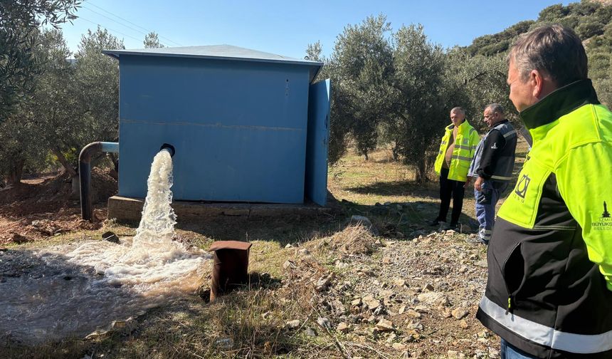 Efes Selçuk’un yeni içme suyu hattı hizmete girdi