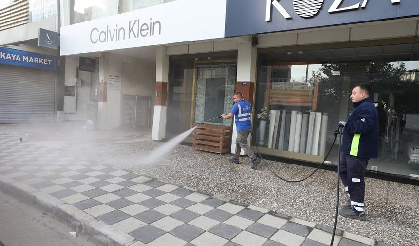 Menderes’te göz kamaştıran temizlik