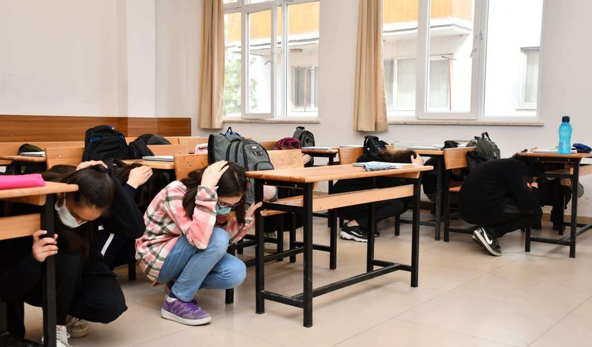 Okullarda 13 Ekim’de tahliye tatbikatı yapılacak