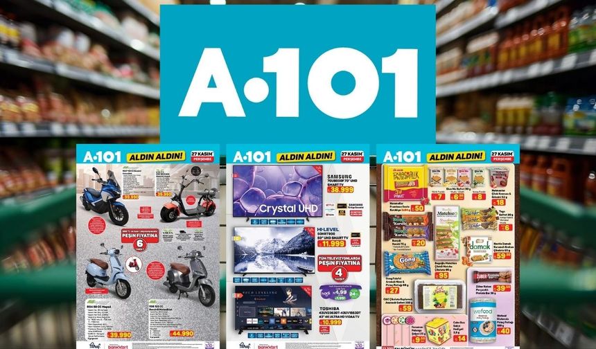 39.990 TL’ye moped! A101’in 27 Kasım 2025 Aldın Aldın ürünleri sosyal medyada olay oldu