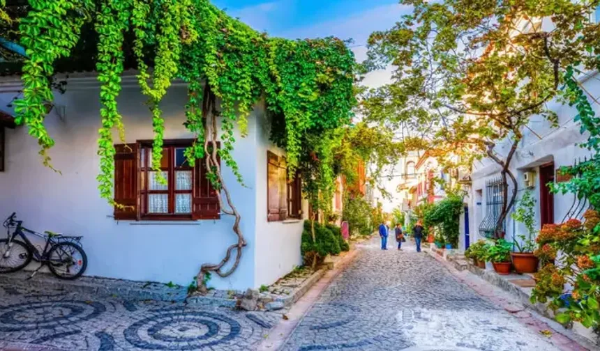 Sakinliğiyle cezbediyor! Fırsatını bulan mavi ve yeşilin buluştuğu doğasına koşuyor