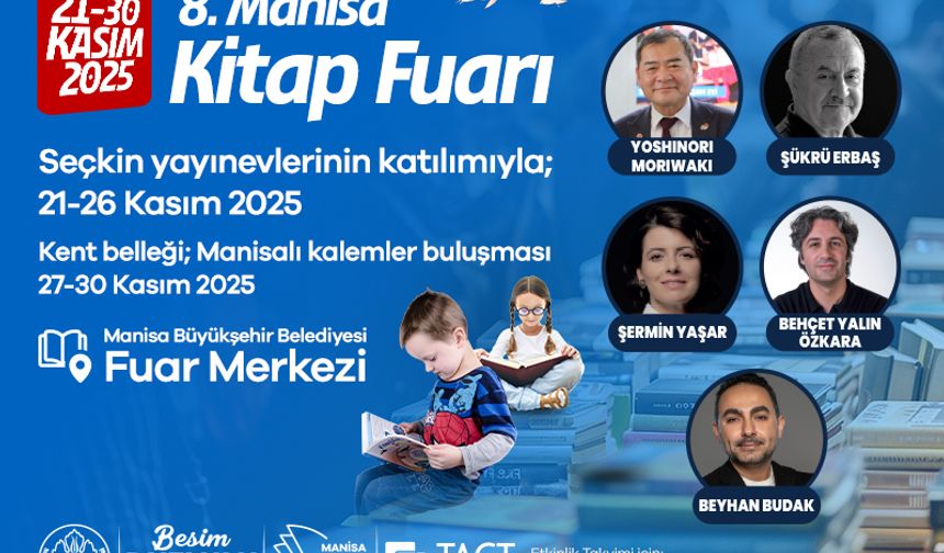Manisa’da kültür rüzgârı esecek! 8. kitap fuarı başlıyor