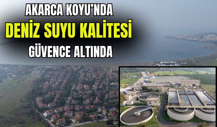 Akarca Koyu’nda deniz suyu kalitesi güvence altında