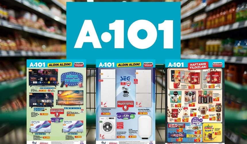 Gıda ve temizlik ürünlerinde dev kampanya: A101 haftanın fırsatları ve Aldın Aldın kataloğu yayımlandı!