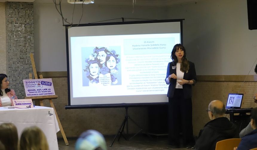 Menderes’te kadına şiddetle mücadele etkinliği!