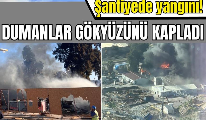 Sıcak haber! İzmir'de depo yangını! Dumanlar gökyüzünü kapladı