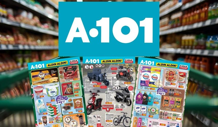A101 indirim listesi alışverişçileri heyecanlandırdı: 31 Aralık yılın son kataloğu açıklandı!