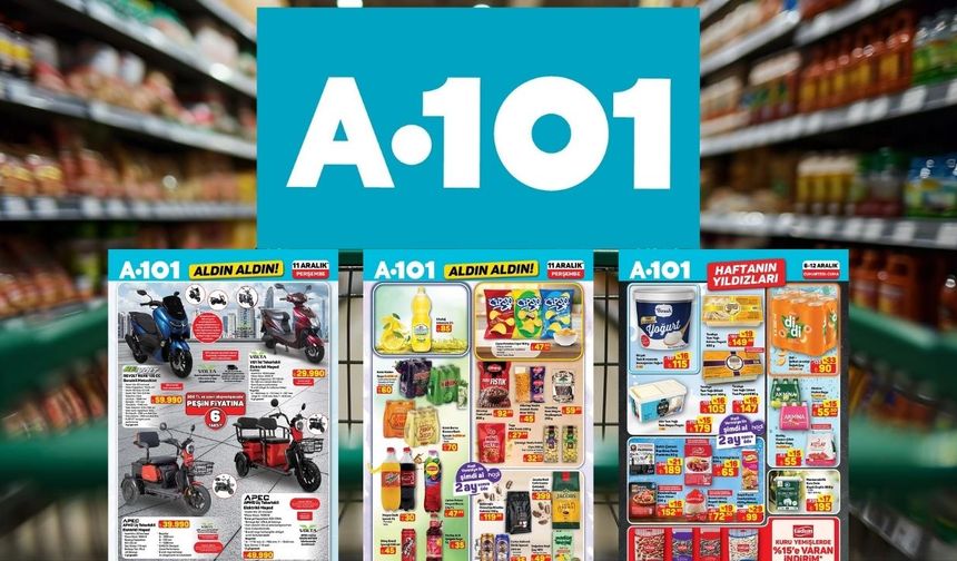 Ayçiçek yağı, şeker ve çayda dev indirim! A101 Aldın Aldın 11 Aralık kataloğu yayımlandı!